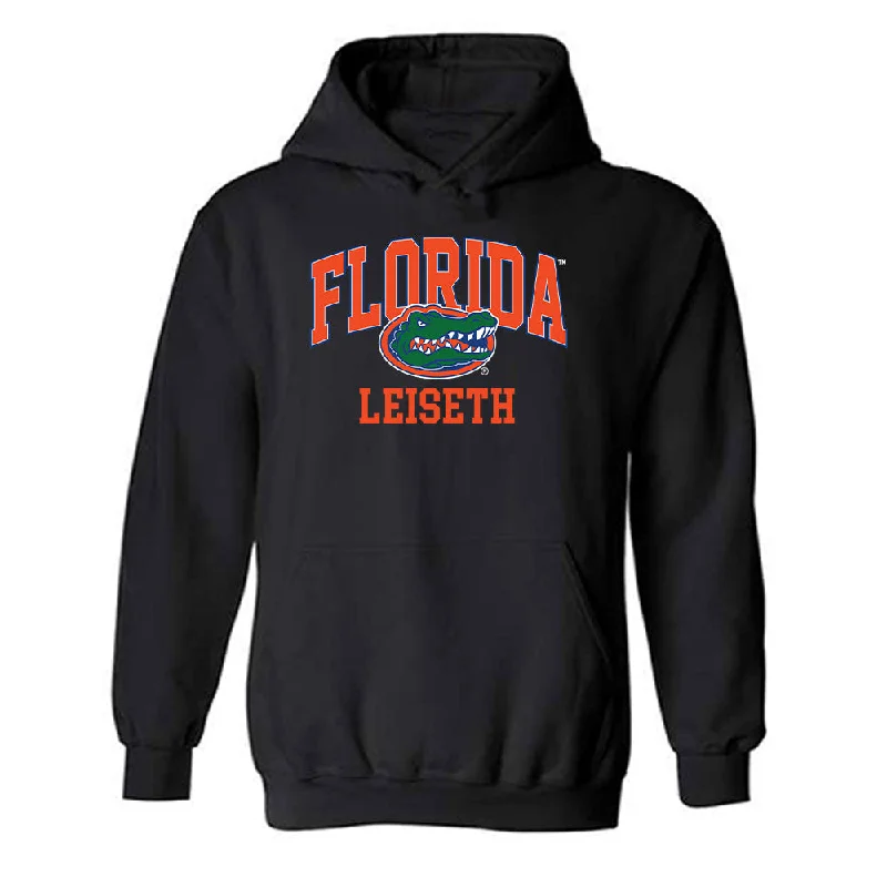 Florida - NCAA Women's Track & Field : Gracelyn Leiseth - Classic Fashion Shersey Hooded Sweatshirt Hoodie with Slim Fit Tailored Modern