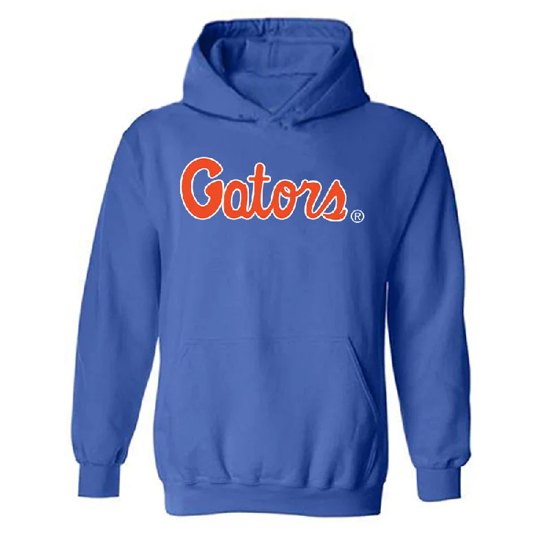 Florida - NCAA Women's Track & Field : Gracelyn Leiseth - Generic Shersey Hooded Sweatshirt Hoodie with Pastel Soft Subtle
