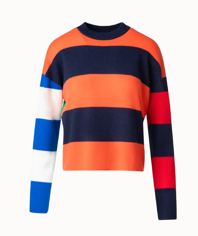 Colorblock Sweater Satin Fabric Silk Fabric Chiffon Fabric