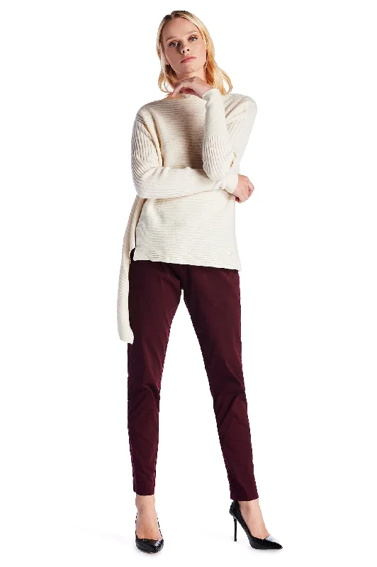 Women's Sweater Loose Fit Hooded Sweater Collared Sweater Shawl Collar