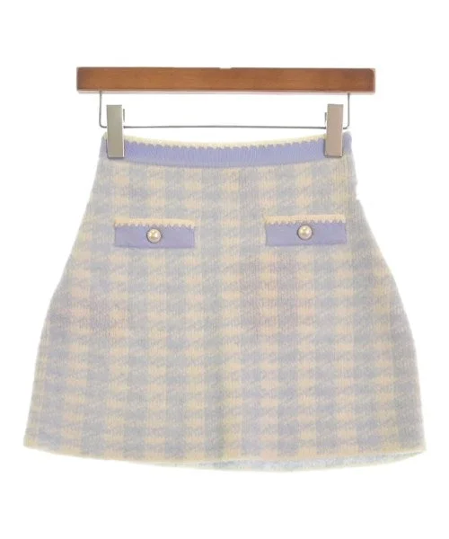 Miu Miu Mini skirts linen skirt natural