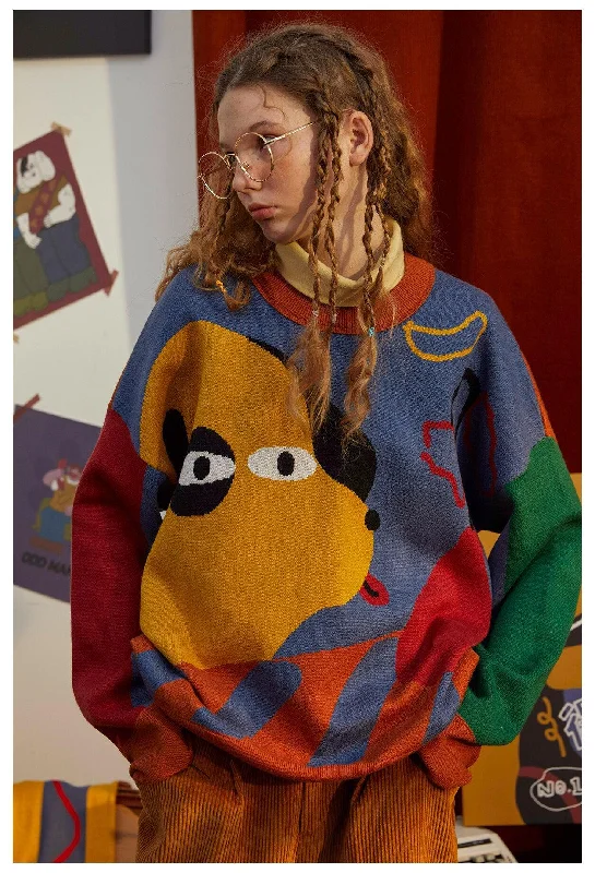 Weirdcore Dog Sweater Thin Thick Dense