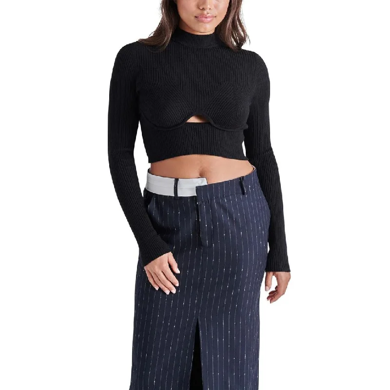 OLLIE SWEATER BLACK Cashmere Blend Cotton Blend Poly Blend